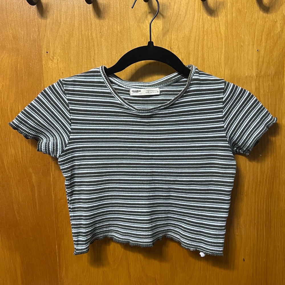 Striped Crop Top